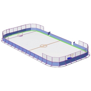 Хоккейный корт (борта фанера)