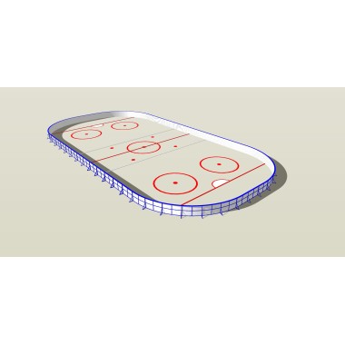 Хоккейный корт (борта поликарбонат)